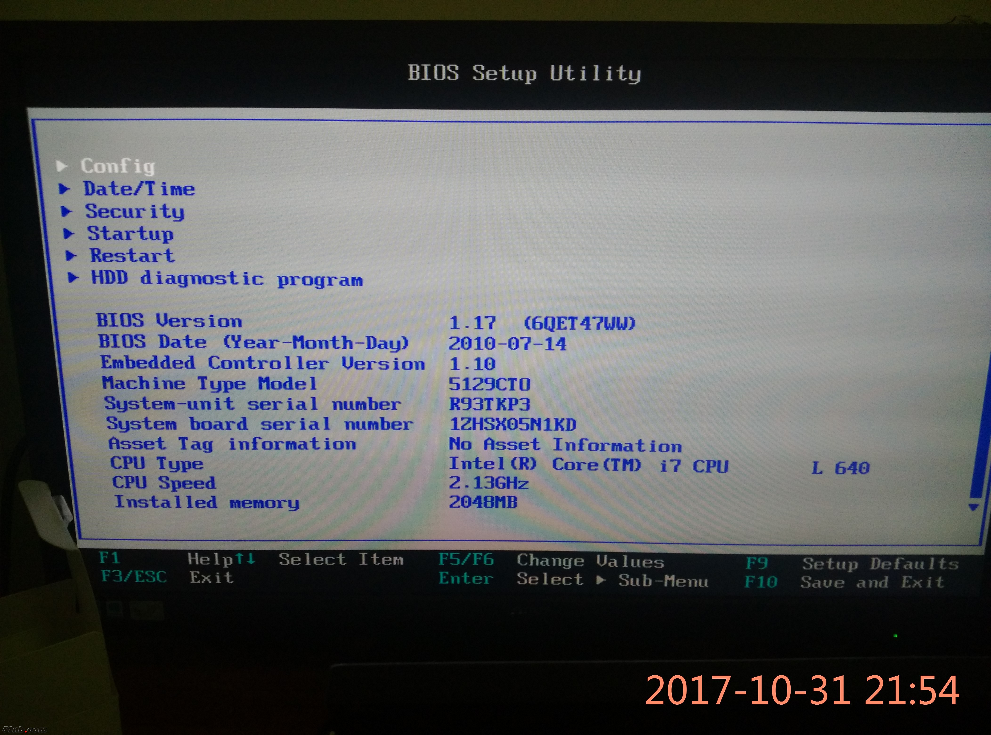 这是外接显示器的bios